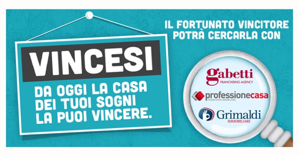 Gruppo Gabetti come partner per “VinciCasa”